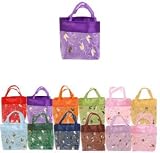 Organza Tote Style Bag - 12 Mixed Pattern & Colour (BM1513)