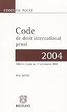 Code de droit international pénal