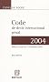 Code de droit international p�nal