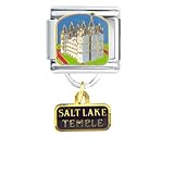 Mormon Temple Salt Lake Italian Charms Bracelet Link
