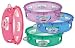 LMI Transparent Tambourine with Head, Pink 15CM