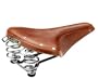 Brooks Saddles B67 Bicycle Saddle (Men's, Chrome Springs, Honey)