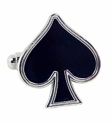 Spades Card Suit Cufflinks