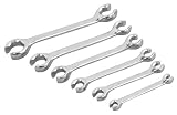 TEKTON 2655 Flare Nut Wrench Set, Metric, 6-Piece