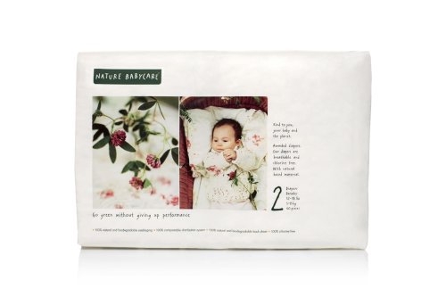 Nature babycare Eco-Friendly Diapers, Size 2, 160-Count Package