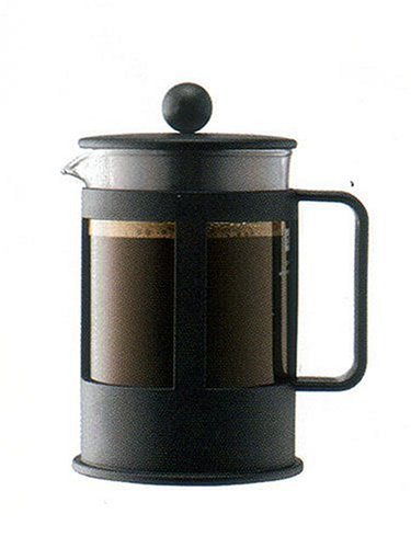 Bodum 1788-01 - Kenya Coffee Maker 1.0ltr  (Black Acrylic and Glass)