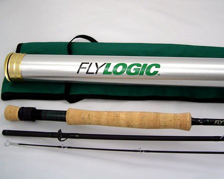 Fly Logic Fly Fishing Rod FLO 909X/3 9' #9 - #10 Weight 3 Piece Flyrod with Tube and Sock