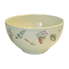 Pfaltzgraff Flower Garden Melamine soup/cereal Bowl