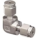 Parker A-Lok 4EE4-316 316 Stainless Steel Compression Tube Fitting, 90 Degree Elbow, 1/4" Tube OD