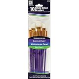 Loew Cornell 4136 White Nylon Set