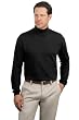 Interlock Knit Turtleneck, Color: Black, Size: Large