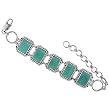 Sterling Silver Turquoise Bracelet by Sajen
