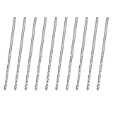 uxcell ツイストドリルビット 　ストレートシャンク 　グレー　代替品　HSS　1.4mm 10個