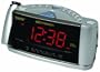 Emerson CKS3528 SmartSet Projection Clock Radio with Dual Alarms (Silver)