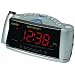 Emerson CKS3528 SmartSet Projection Clock Radio with Dual Alarms (Silver)