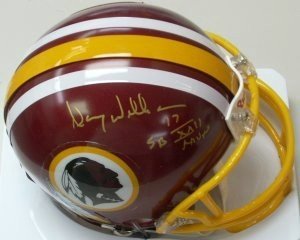 Doug Williams Washington Redskins NFL Hand Signed Mini Helmet