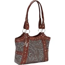 Hot Sale American West Over the Rainbow Tote (Distressed Denim Blue)