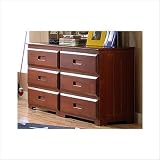Discovery World Furniture 2850 Merlot Dresser