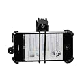 mumbi Fahrradhalter iPhone 4S 4 Motorrad- und Fahrrad Halterung / TwoSave doppelt gesichert / Hoch- + Querformat + Sicherheitsband + Anti Rutsch Matte