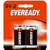 Eveready Battery #1222BP-2 EVER 2PK 9V Heavy Duty Battery