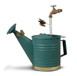 Deluxe Weathered Copper Watering Can Fountain