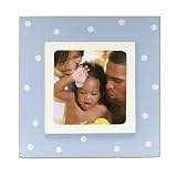 New Arrivals Overlay Picture Frame - Blue Polka Dot