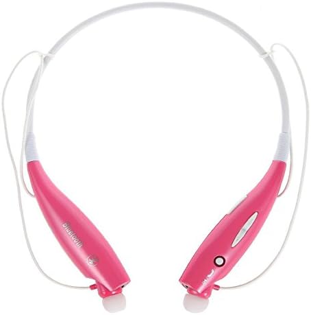 Bluetooth Headphones Neckband Bluetooth Headset Wireless In-Ear Lightweight Sweatproof Sports Running Stereo Earphones Earbuds Headsets for for iPhone 6s Android Phones (Pink)