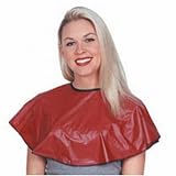 Scalpmaster Vinyl Comb-Out Cape 26" x 26" Tie String Burgundy (Pack of 3)