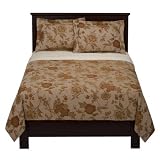 Fieldcrest Luxury Rust Floral Duvet - Queen