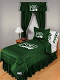 New York Jets Jersey Mesh Full Size Bedskirt