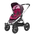 Maxi-Cosi 68105370 Mura 4 flexibles Travelsystem inklusive Einkaufskorb, Sonnenverdeck, Regenverdeck, Sonnenschirmclip und Adapter f�r Dreami und Babyschale, sweet cerise