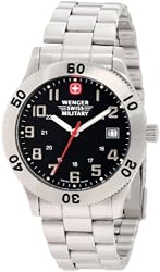 Wenger Swiss Military Men's 72966 Field Grenadier Stainless-Steel Black Dial Watch