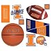 NCAA Illinois Fighting Illini - 24 College Sports Wall Stickers/Decals