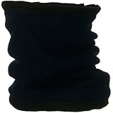 Black Military Cold Weather Polar Fleece Neck Gaiter Neck Warmer