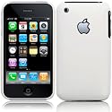 IPHONE 3G S / 3GS RUBBERISED BACK COVERS - WHITE PART OF THE QUBITS ACCESSORIES RANGE