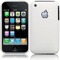 IPHONE 3G S / 3GS RUBBERISED BACK COVERS - WHITE PART OF THE QUBITS ACCESSORIES RANGE