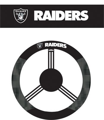 Oakland Raiders Steering Wheel Cover from NEOPlex