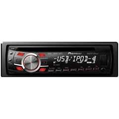 Pioneer DEH-3300UB CD-MP3-Tuner (AUX In, USB 2.0, Apple iPod Anschluss, rote Tastenbeleuchtung)