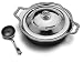 Wilton Armetale Queen Anne Tureen with Lid and Ladle