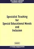 Specialist teaching for special educational needs and inclusion