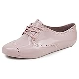 メル レモン レースアップシューズ ラバー シューズ フロッキーシューズ (mel Lemon 30719 )pink-38