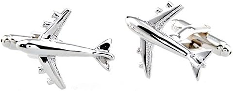 ACCSHINE Airplane Cuff Links with a Black Gift Box