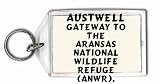 Austwell: Gateway To The Aransas National Wildlife Refuge (ANWR). Keychain