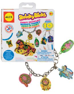 Alex Toys 494P Shrinky Dinks Pony Jewelry