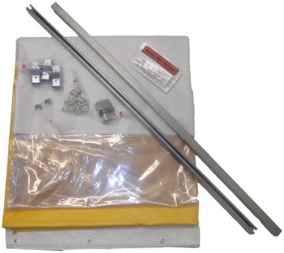 Singer Safety Super-Vision Glidewall Track and Roller Partition Kit, 10' Straight Width X 12' Height