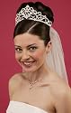 Majesty Tiara: Gorgeous Swirling Rhinestone Royalty Design, Finely Crafted of Genuine Austrian Crystals