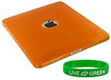 Orange Grid Design Crystal Skin TPU Case for Apple iPad (1ST GENERATION iPAD ONLY) (1ST GENERATION iPAD ONLY) (iPad NOT Included)