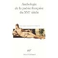 Anthologie de la po�sie fran�aise du XVIe si�cle