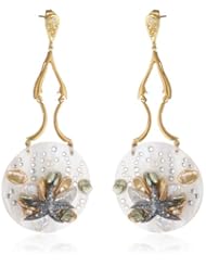 Azaara Starfish Shell Drop Earrings