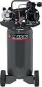 Maxus EX8008 15/7.5 Amp 2 Horsepower 26 Gallon Oiled Vertical Compressor with Dual Voltage 120/240-Volt